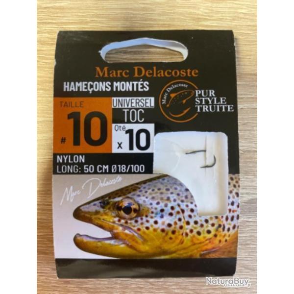 Hame�ons mont�s truite delacoste universel toc n10 0,18