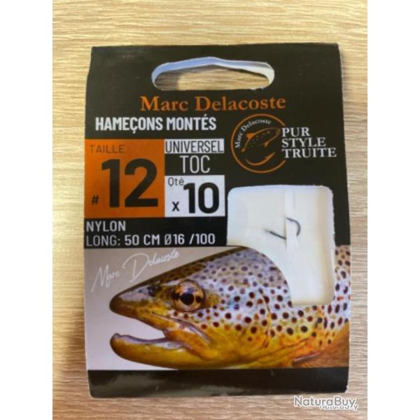 Hame�ons mont�s truite delacoste universel toc n12 0,16