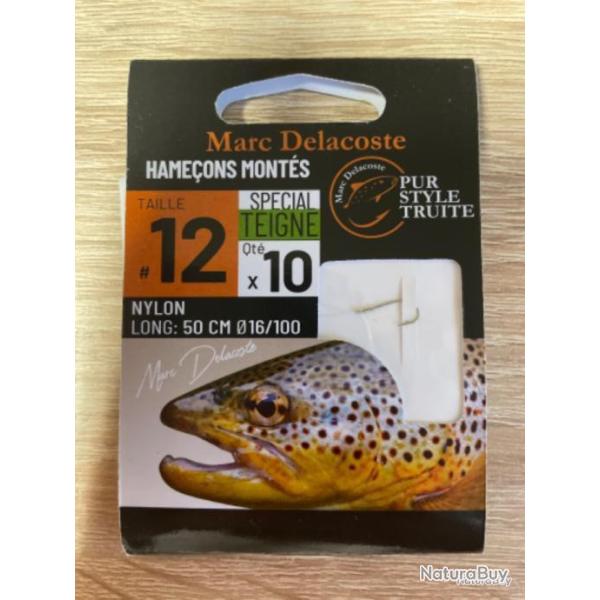 Hame�ons mont�s truite delacoste sp�cial teigne n12 0,16