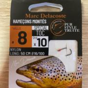 Lot De 8 Hameçons Coccinelle Flottants Pour Pêche à La Mouche – Truite, Carpe, Chevesne – Tailles 10 à 16, Leurre En Mousse Sur Carbone