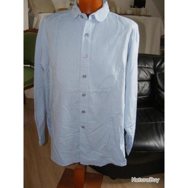 Chemise Cowboy western Old West FRONTIER T XL Bleu gris