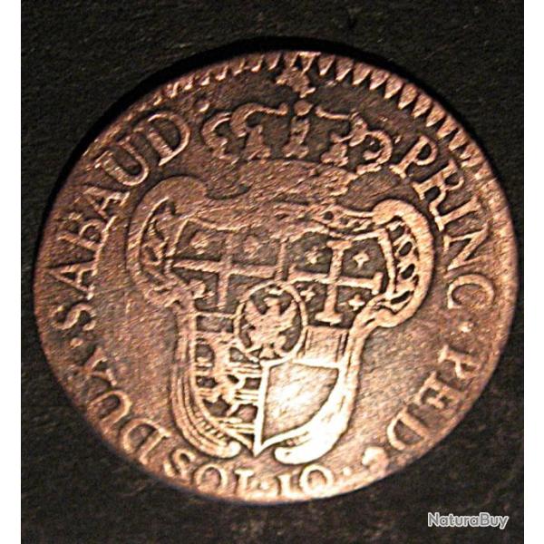 ITALIE   piece de 10 SOLDI 1794 TB+ DIAiametre 22 mm