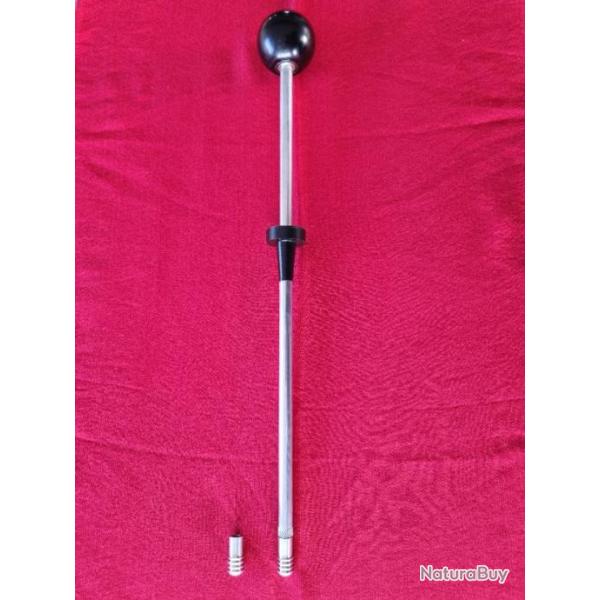 baguette de chargement/nettoyage en aluminium pour pistolet poudre noire