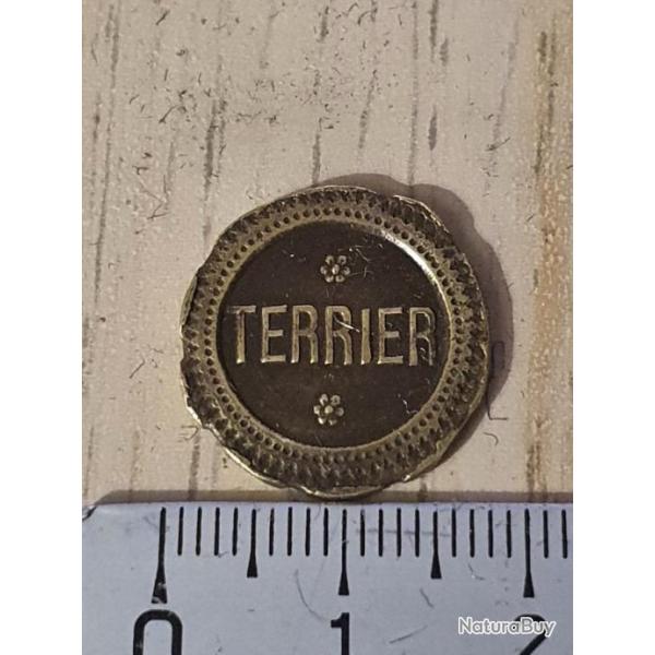 Jeton � consommer " 50 centimes TERRIER " Bordeaux. jeux et machines � sous