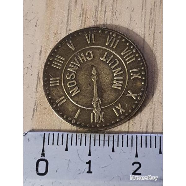 Jeton � consommer " MINUIT CHANSON BON POUR UNE AUDITION " . jeux et machines � sous