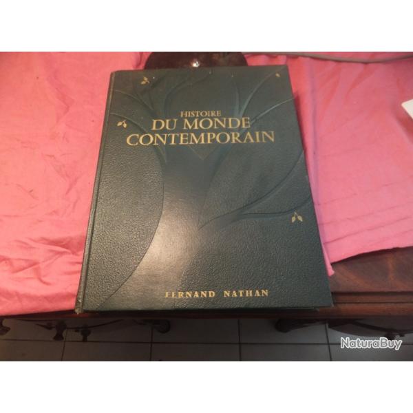 Gros livre : histoire du monde contemporain  Beau livre reli.