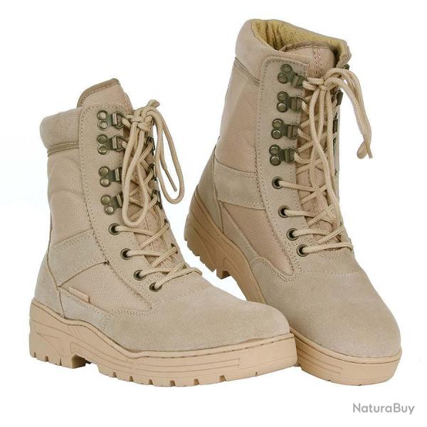 Chaussures intervention Sniper hautes (Couleur Sable, Pointure 46)