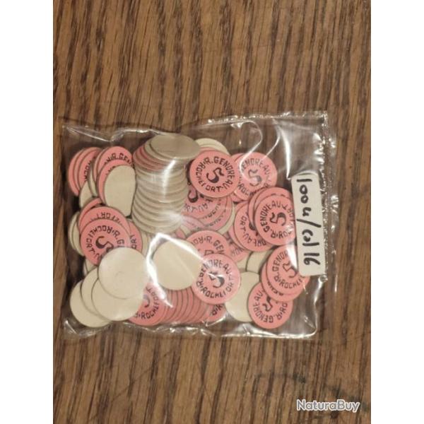 100 Cartons de fermeture n�5 , cal 16 ,