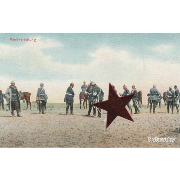 CPA - Arm�e Allemande - Uniforme" Manoverteitung"  N�827