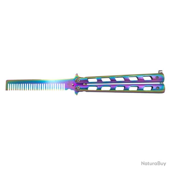 COUTEAU PAPILLON THIRD PEIGNE RAINBOW