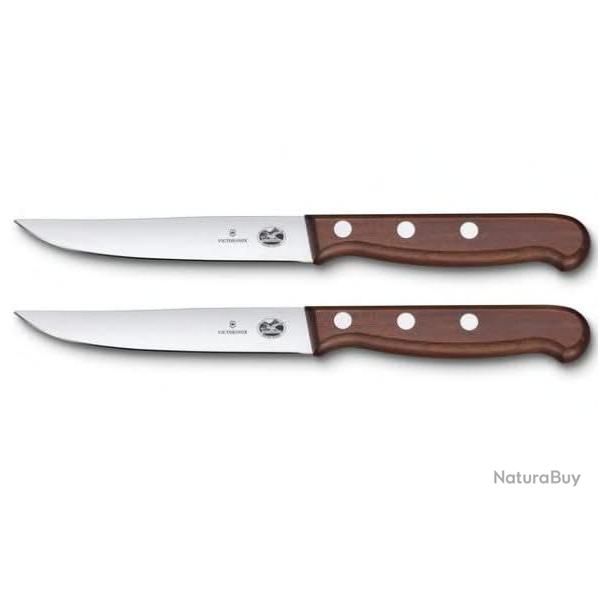 Victorinox 5.1120.2RADG Set couteaux � steak Wood, 2 pi�ces