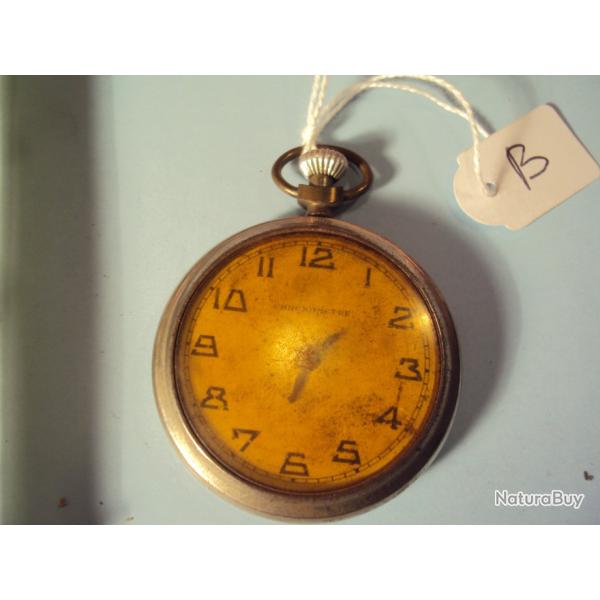 Montre  gousset  petit prix. Voir a restaurer remise en tat pour horloger                      (B)