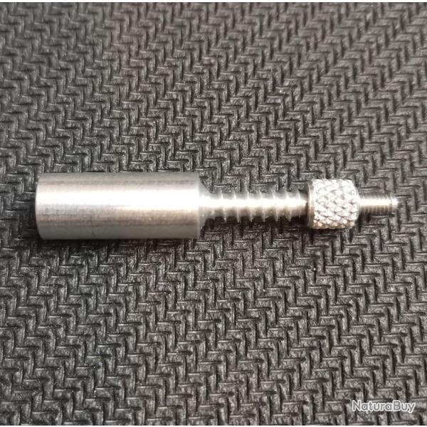 Adaptateur VFG pour tige nettoyage filetage M 2,5 femelle - Pour Calibre 7,5mm et plus - R�f 33701-0