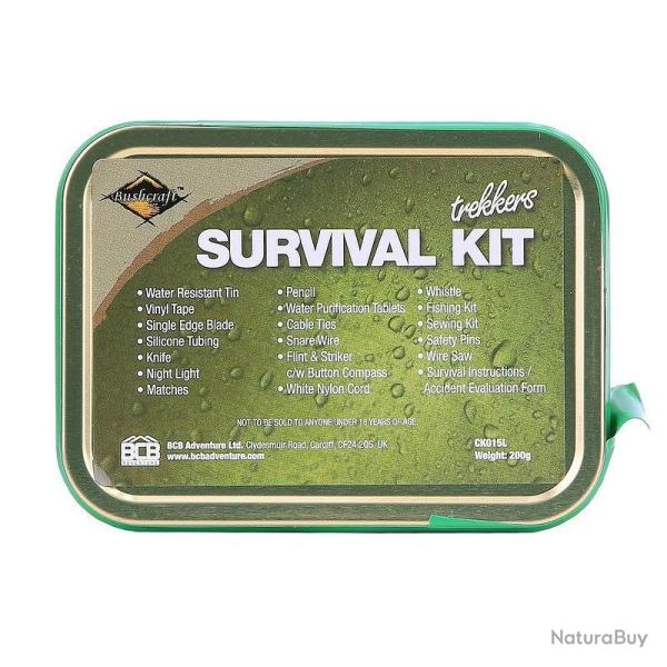 Kit de survie BCB Trekkers Survival Kit