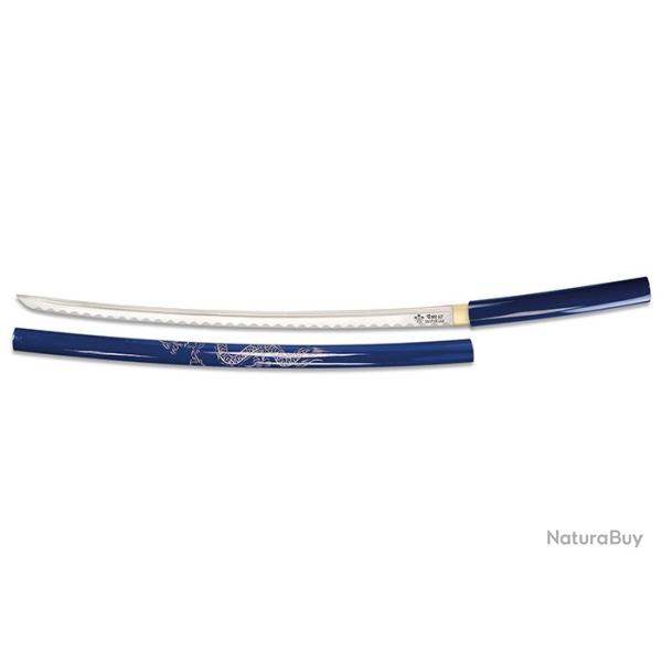 Katana Zatoichi dragon Forg� Maru Coloris Bleu