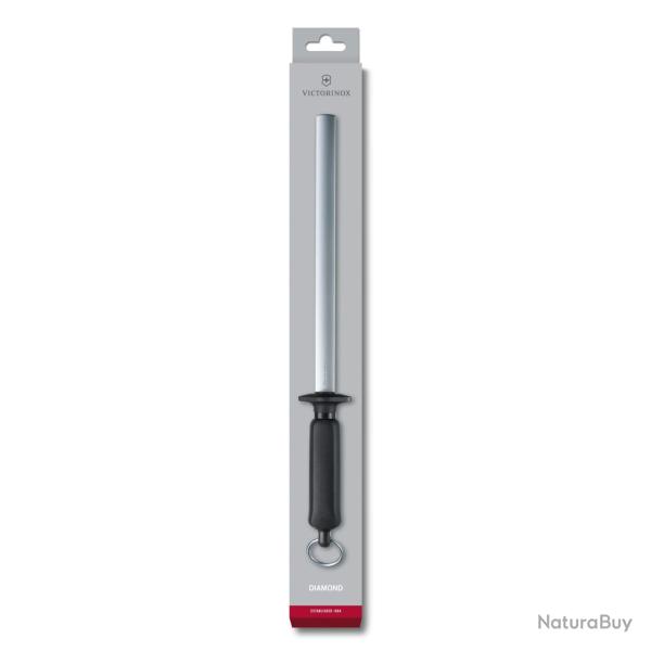 Victorinox 7.8323 Fusil De Cuisine Diamant, 26 Cm, Noir