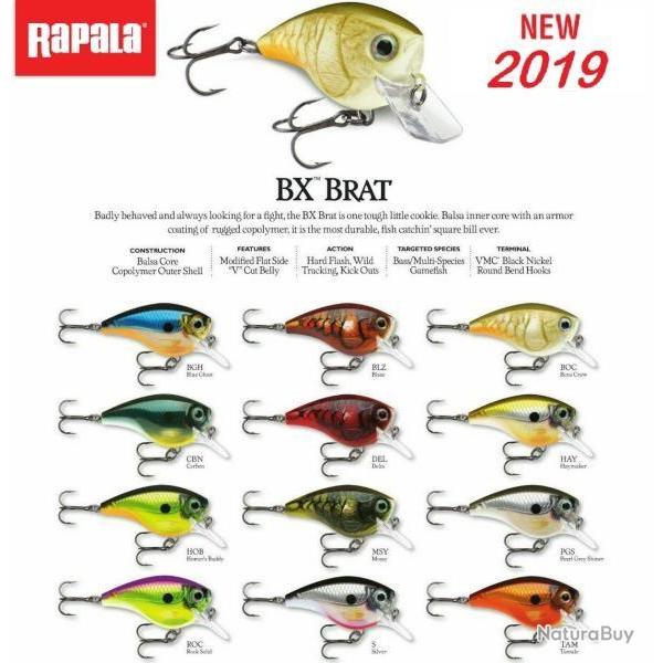Rapala BX Brat 3' . 5 cm . DEL