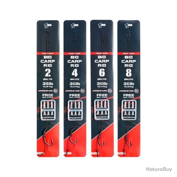 NASH Montage Tresse "BIG CARP RIG" T6358 Hame�on 2   35LB/15.87Kg