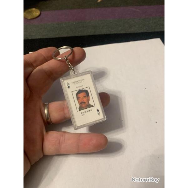 Jeux de carte saddam Hussein porte cles