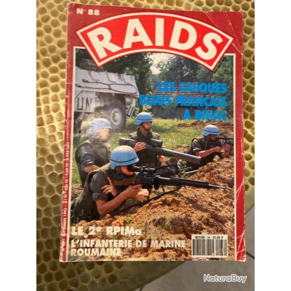 Raids 88 ( septembre 1993) les casques bleus Fran�ais � Bihac, 2RPIMA