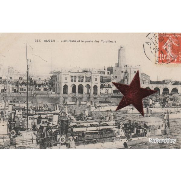 CPA-MARINE MILITAIRE - ALGER L'Amiraute et le Poste des Torpilleurs  -N�219
