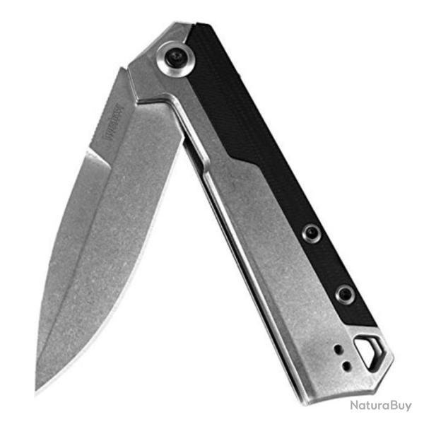 Couteau Kershaw Oblivion A/O Lame Spear Point Acier 8Cr13MoV Manche Polym�re/Acier Framelock KS3860