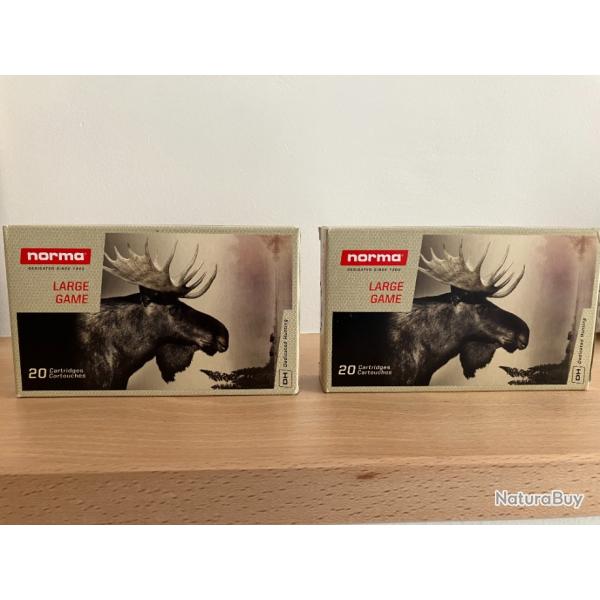 2 Bo�tes de Balles NORMA ORYX BONDED Calibre 8x57JRS 12,7g/196gr