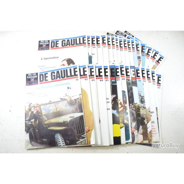 DE GAULLE, �ditions en ce temps l�, 32 num�ros. R�sistance, occupation, Guerre WW2