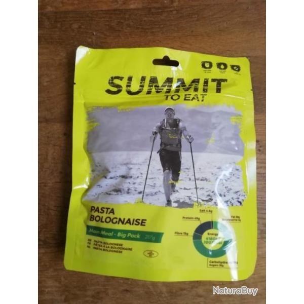 Repas Lyophilis�s Summit to Eat Pates � la Bolognaise.