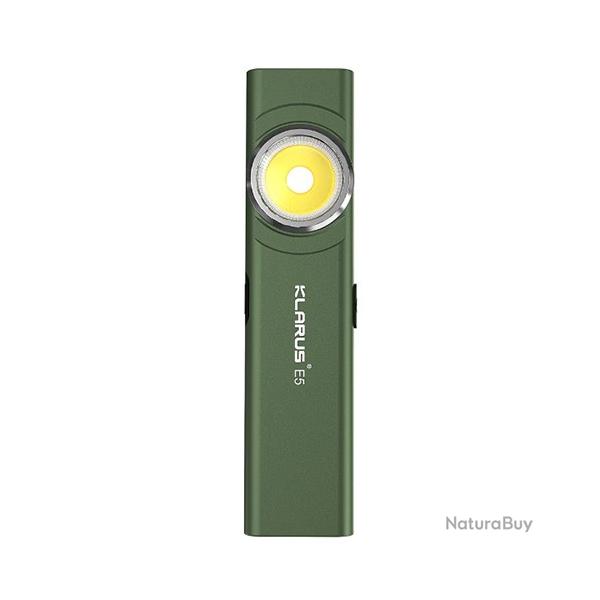 Lampe de poche de travail Klarus E5 - 600Lumens - Vert Olive