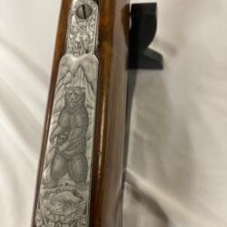 Carabine Artisanale Belge marque - Le Fusil Liegeois - cal 7x64, gravure artisanale fait-main signée