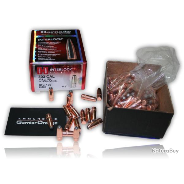 OGIVE HORNADY INTERLOCK 312 174GE BTE 100 3130
