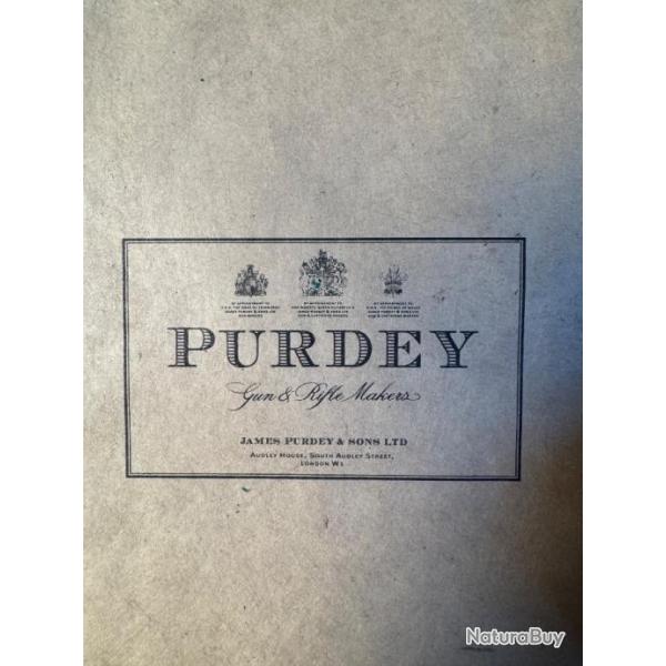 POCHETTE PURDEY & SONS ORIGINAL D'�POQUE