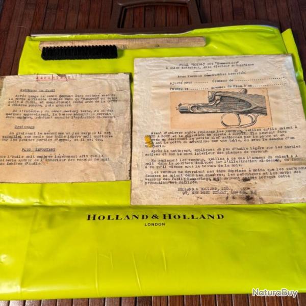 ACCESSOIRES COFFRET DE FUSIL LUXE HAMMERLESS HOLLAND & HOLLAND