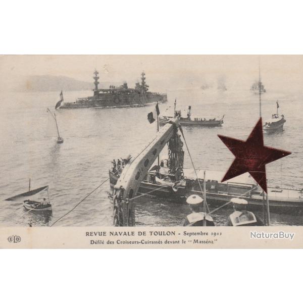 CPA -Marine de Guerre -REVUE NAVAL DE TOULON-Septembre 1911 N�204