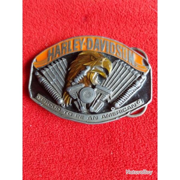Boucle ceinturon Harley davidson Autantique