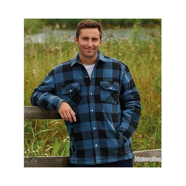 Chemise polaire matelass�e Champion Kinross Bleu