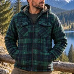 Chemise polaire matelass&eacute;e Champion Kinross Vert