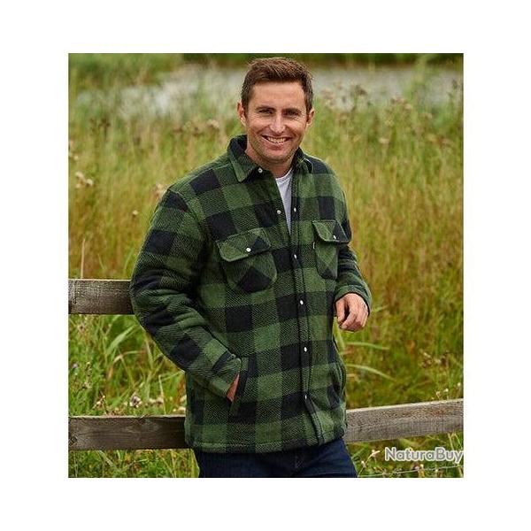 Chemise polaire matelass�e Champion Kinross Vert
