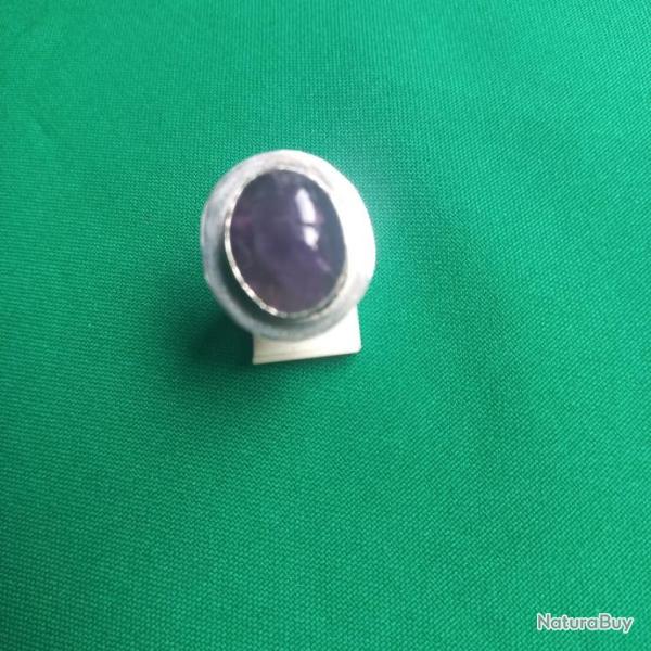 bague argent & am�thyste
