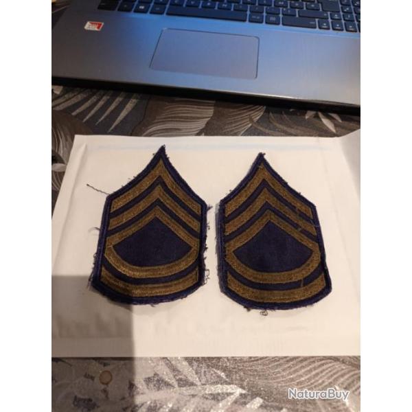 Lot de grades arm�e us TECHNICAL SERGEANT ORIGINAL