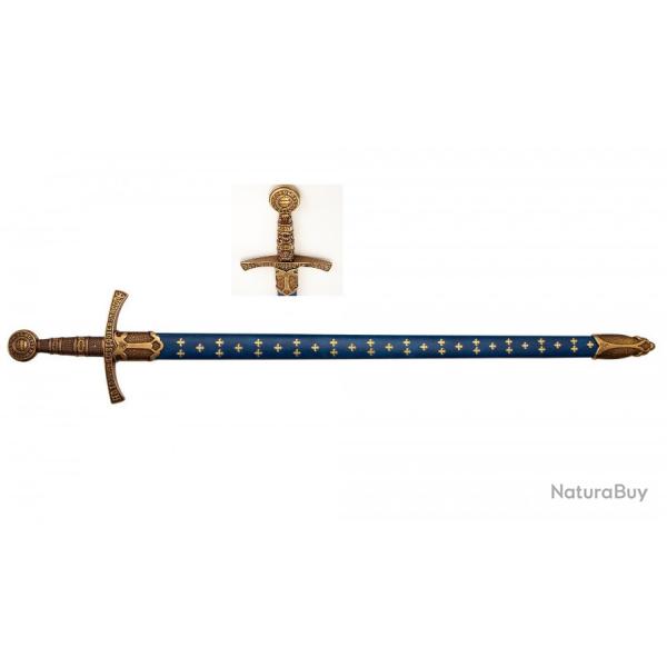 Epe Fleur de Lys avec fourreau bleu 109 cm