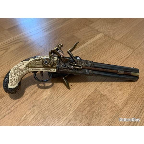 R�plique Denix pistolet britannique double rotatif