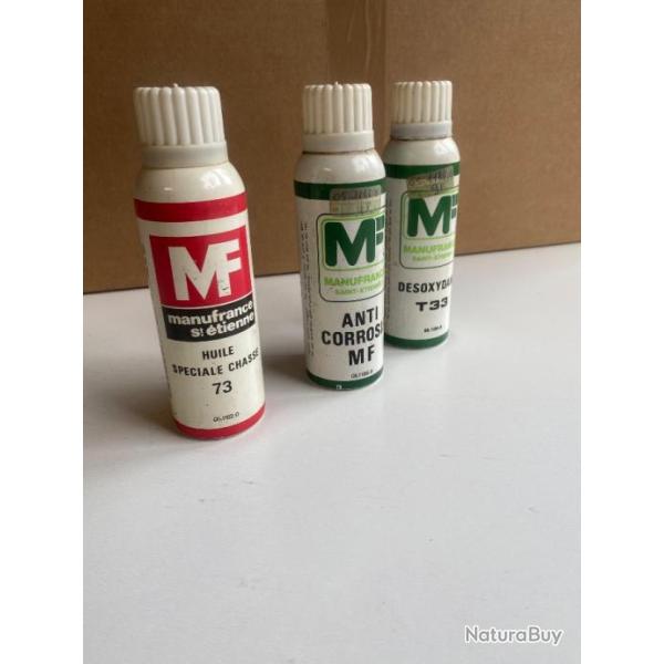 Lot de 3 bouteilles manufrance