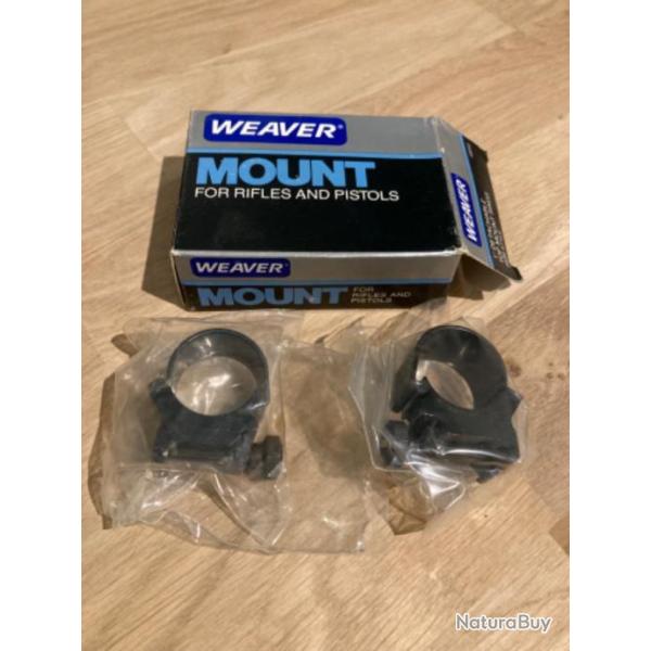Colliers Weaver D�tachable USA diam�tre 1 pouce/rail 21mm