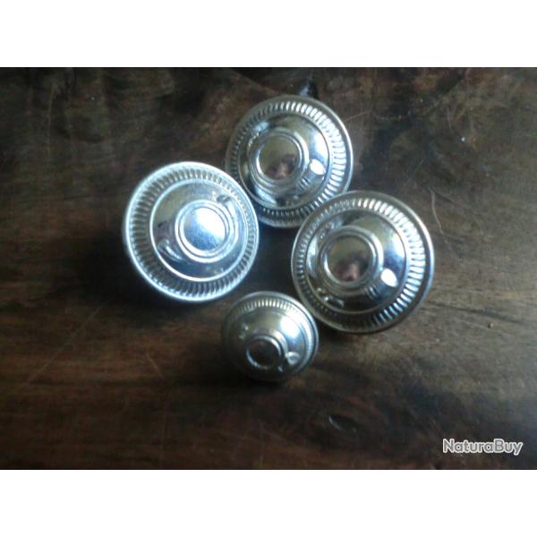 lots x 4 boutons vareuse  chasseur alpins