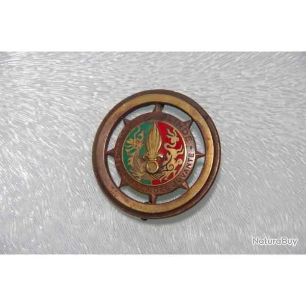 INSIGNE DU  TRAIN  BLINDE  / 2  REGIMENT ETRANGER INFANTERIE  --------------- D.O.M ---------------