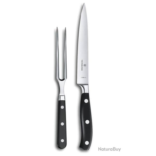 Victorinox 7.7243.2  Assortiment De Chef, 2 Pices, Couteau  Dcouper, Fourchette