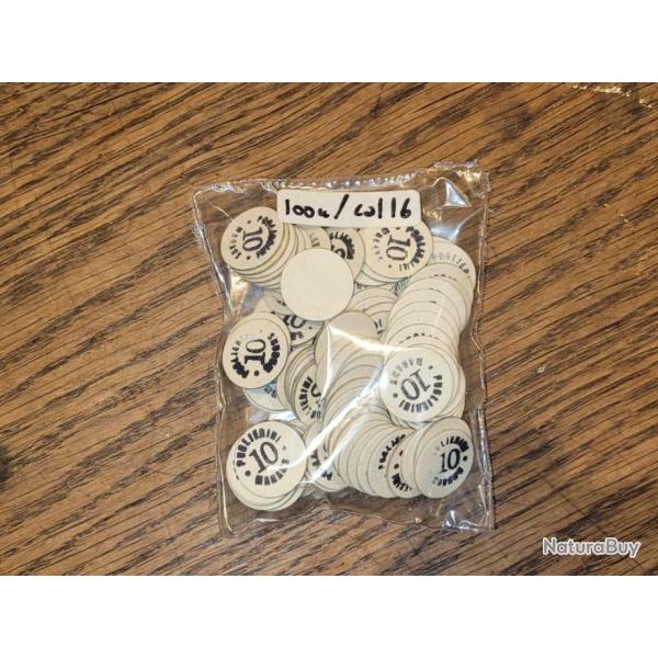 100 Cartons de fermeture n�10 ou neutre , cal 16 ,