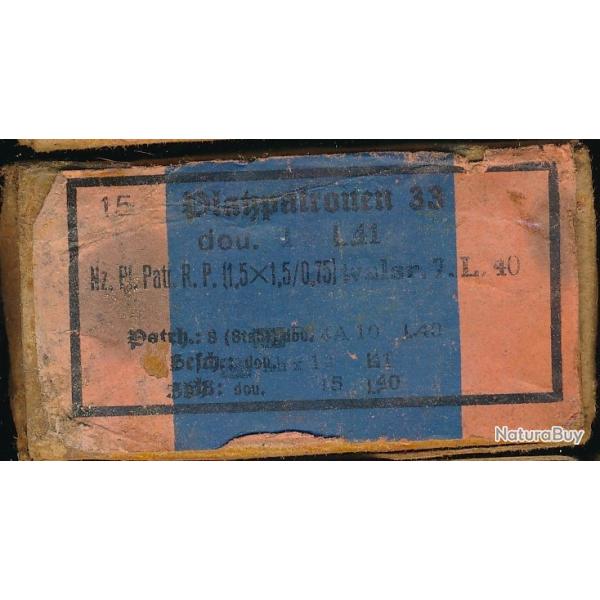 BOITE VIDE 7,92x57 MAUSER  dou 41 PP33 V3